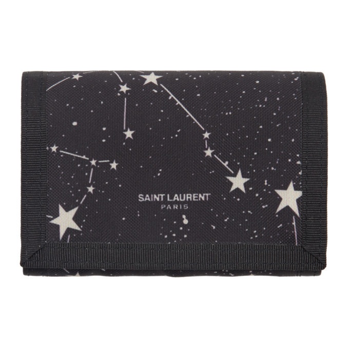 Photo: Saint Laurent Black Tiny Orion Constellation Card Holder