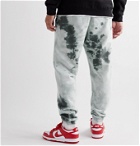 Nike - Sportswear Tie-Dyed Loopback Cotton-Blend Jersey Sweatpants - Gray