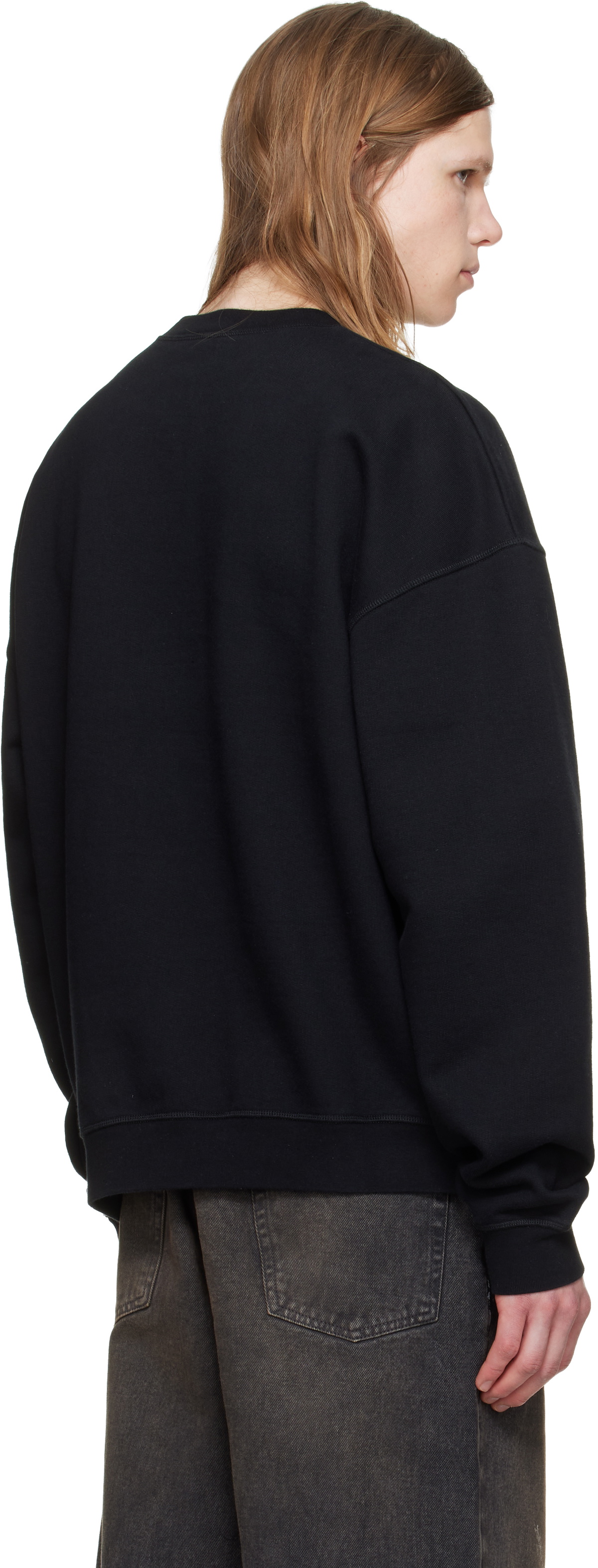 Dsquared2 Black D2 Signature Relax Fit Crewneck