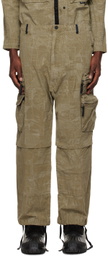 NEMEN® Khaki Java Multipocket Parachute Cargo Pants