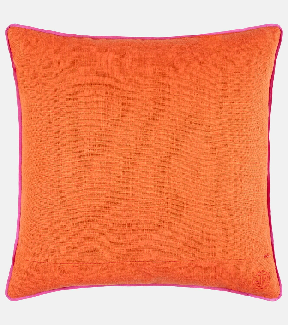 Jonathan Adler Playa Coral linen cushion