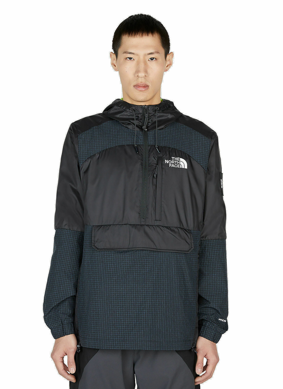 North face discount quarter zip windbreaker