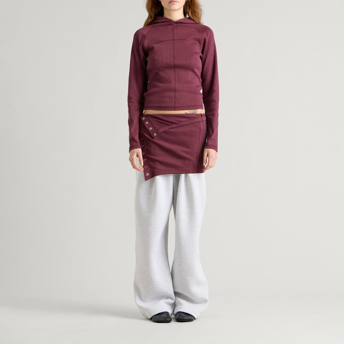 Hosbjerg Women's Darling Hoodie in Vinyard Wine
