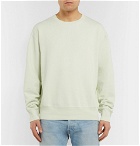Our Legacy - Loopback Cotton-Jersey Sweatshirt - Light green