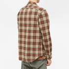 RRL Men's Universal Check Shirt in Cream/Multi