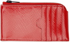 Acne Studios Red Zip Wallet
