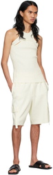 ANDREĀDAMO SSENSE Exclusive Off-White Viscose Tank Top