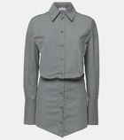 The Attico Silvye cotton shirt dress