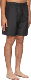 Versace Underwear Black Logo Swim Shorts