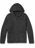 James Perse - Oversized Knitted Hooded Cardigan - Gray