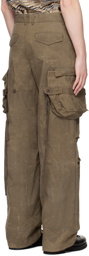 Andersson Bell Brown Fatani Crack Cargo Pants