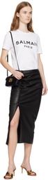 Balmain White 'Balmain Paris' T-shirt