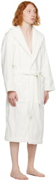 Tekla White Oversized Hooded Bathrobe