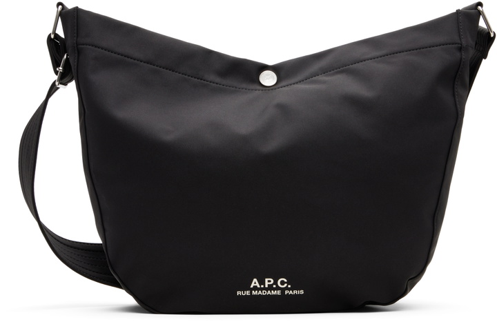 Photo: A.P.C. Black Journal Satchel