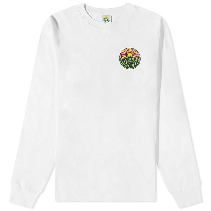 Photo: Hikerdelic Men's Original Logo Long Sleeve T-Shirt in White
