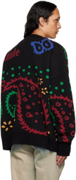 Rhude Black Bandana Sweater