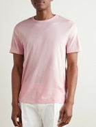 Ralph Lauren Purple label - Logo-Embroidered Cotton-Lisle T-Shirt - Pink