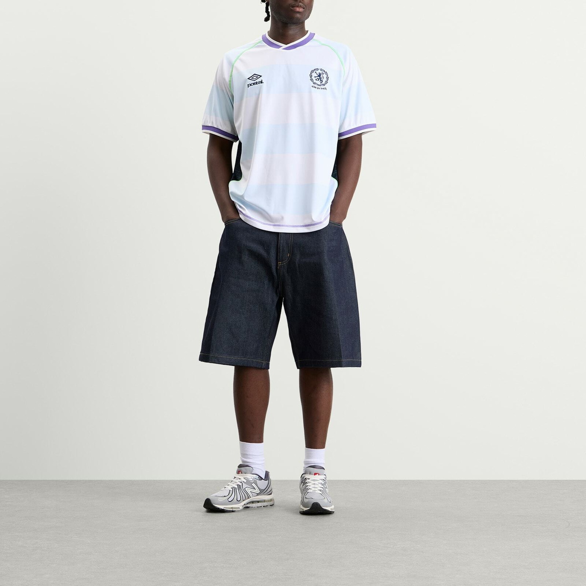 POSTAL Men's x Umbro Away Shirt in White