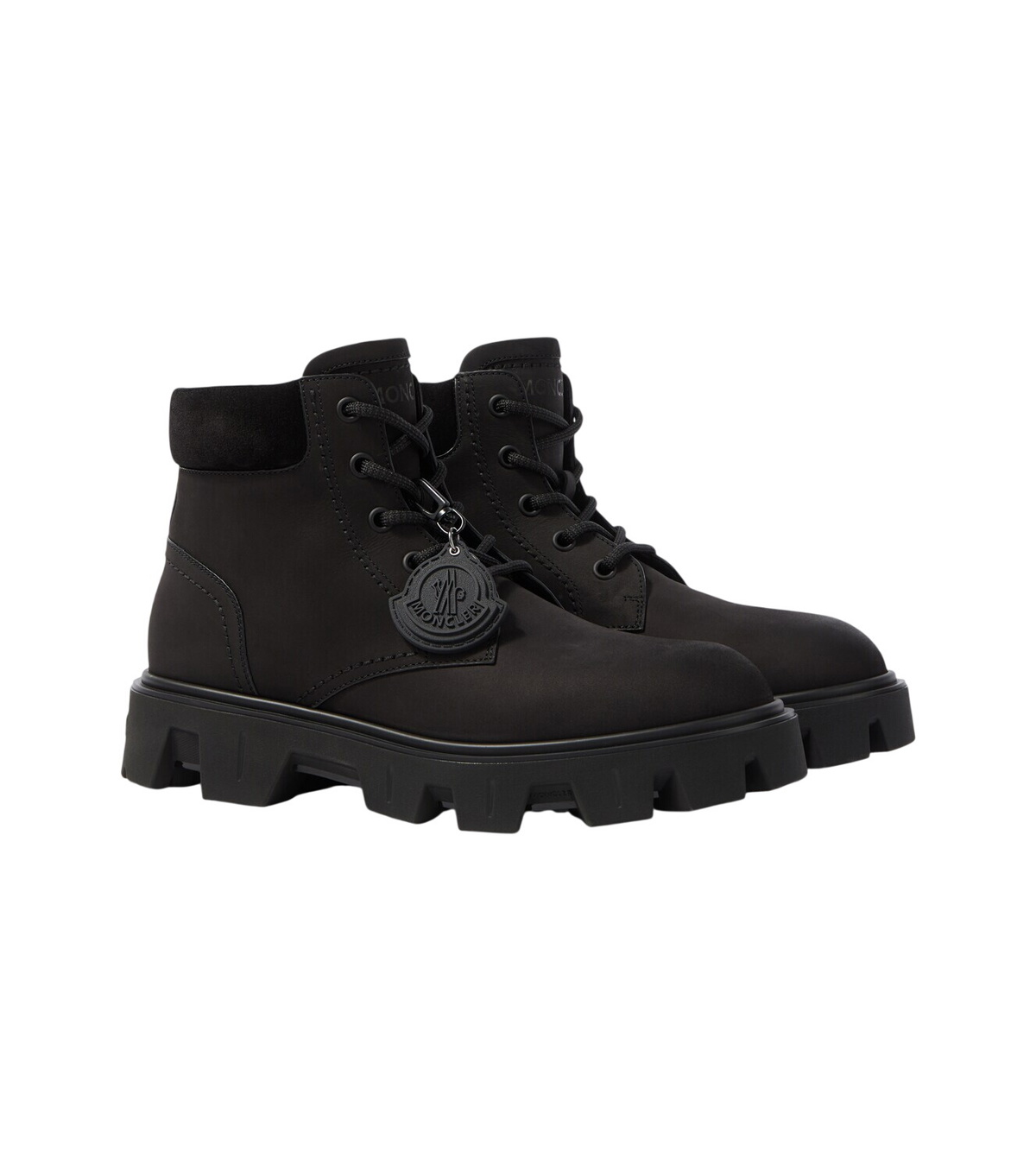 Moncler Black Aqua High Rain Boots Moncler