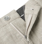 Hugo Boss - Beige Stanino Slim-Fit Linen Suit Trousers - Beige