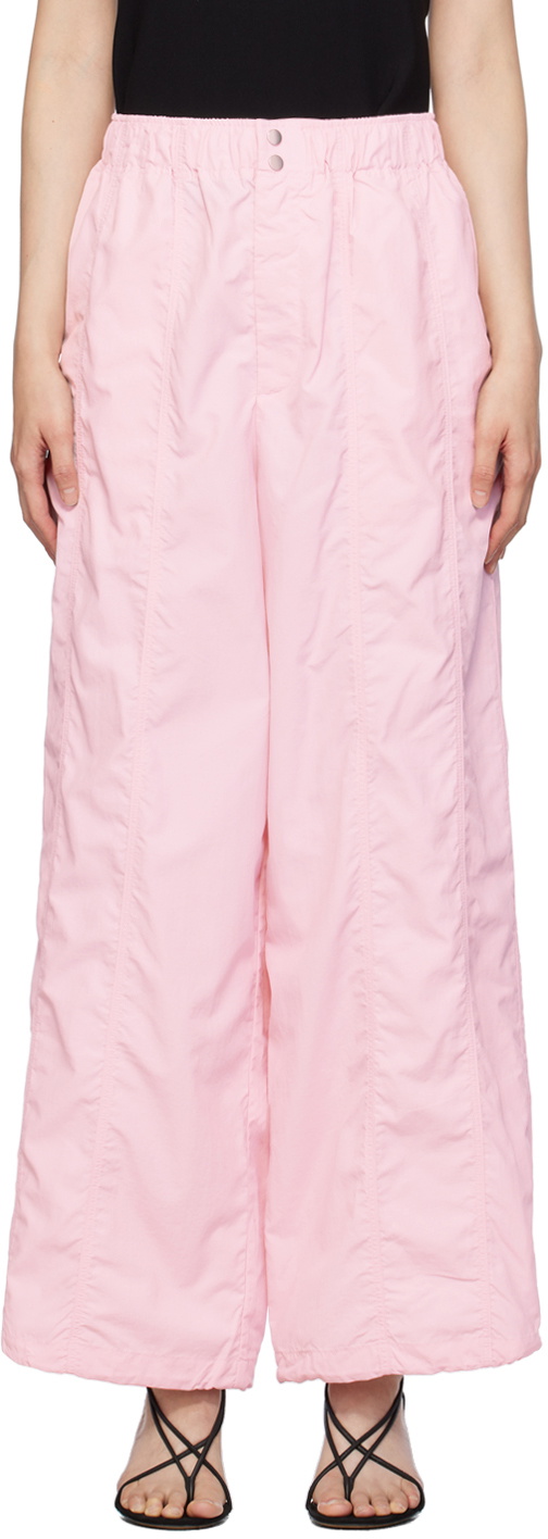 BIRROT Lay 3 Wide Bootcut Trouser Pink