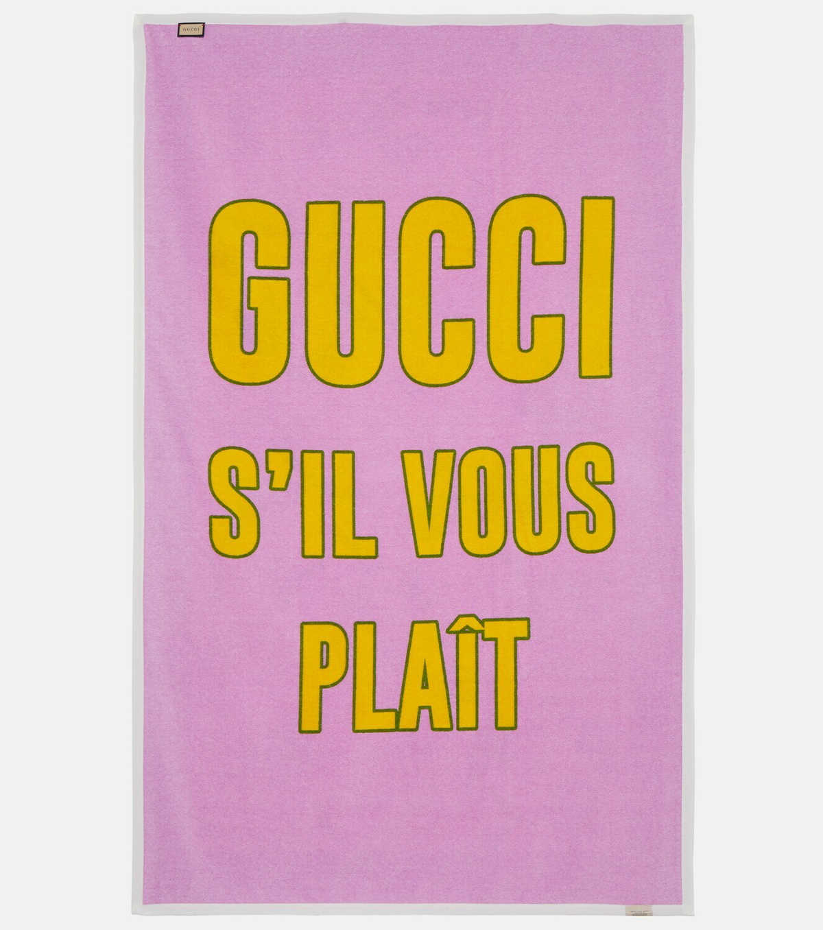 Gucci Floral cotton beach towel
