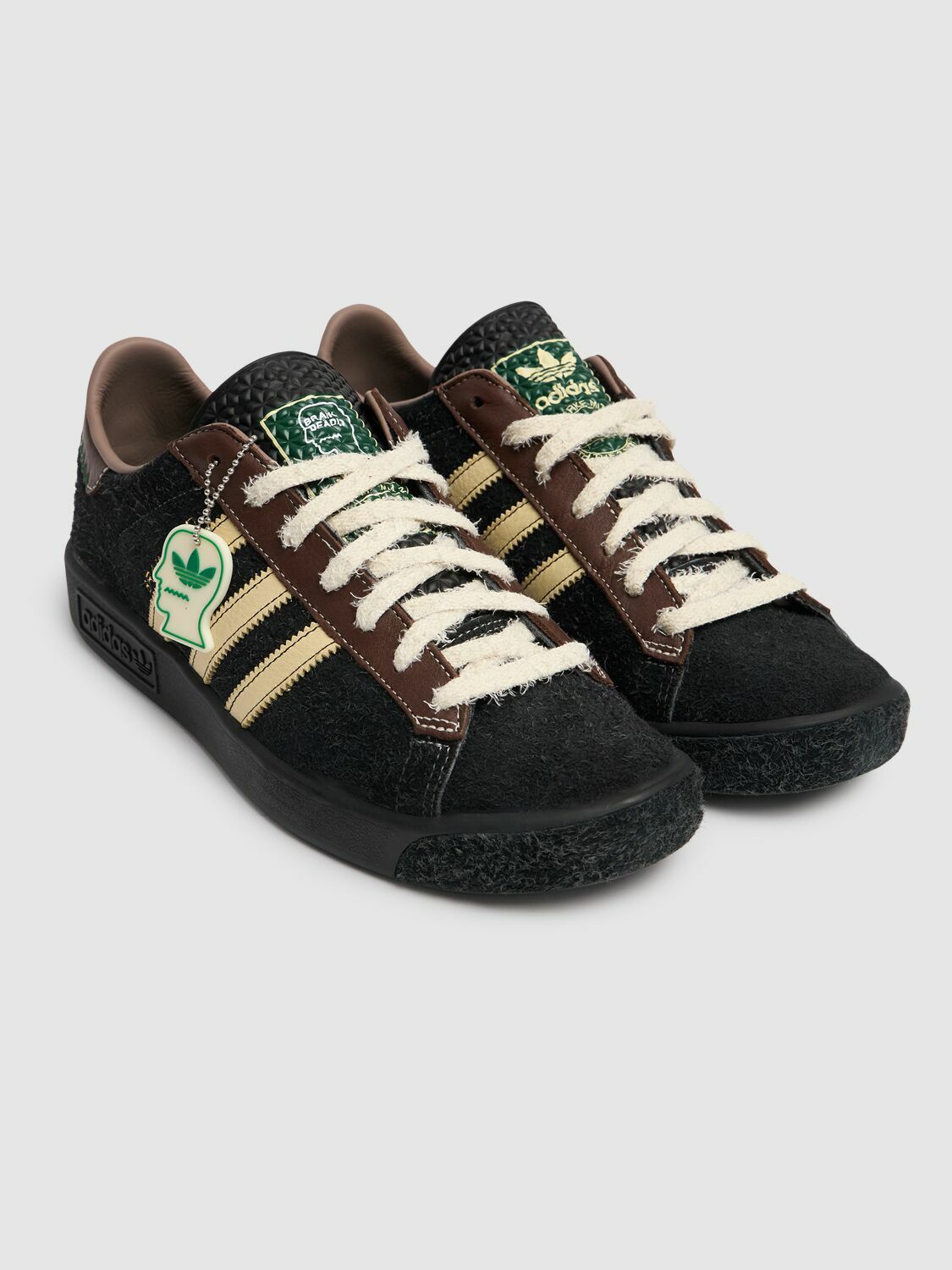 adidas gazelle silver green womens adidas x Forest Hills Brain Dead (Core Black/Pantone/Branch), 8.5