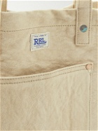 RRL - Carpenter Medium Leather-Trimmed Canvas Tote Bag