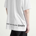 Comme des Garçons SHIRT Men's Oversized Printed Jersey in White