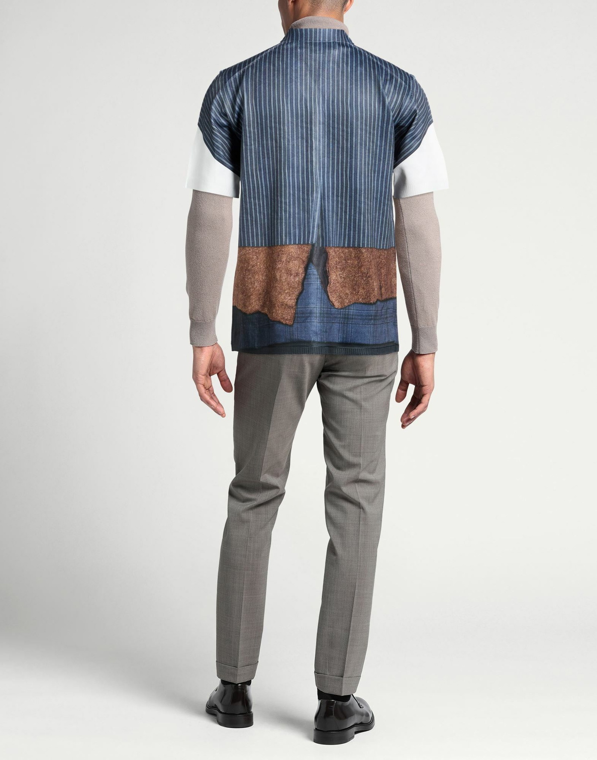 Comme Des Garçons Mens Cardigan Slate in Blue