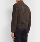 Theory - Tremont Suede Jacket - Brown