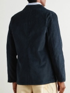 Portuguese Flannel - Cotton-Corduroy Blazer - Blue