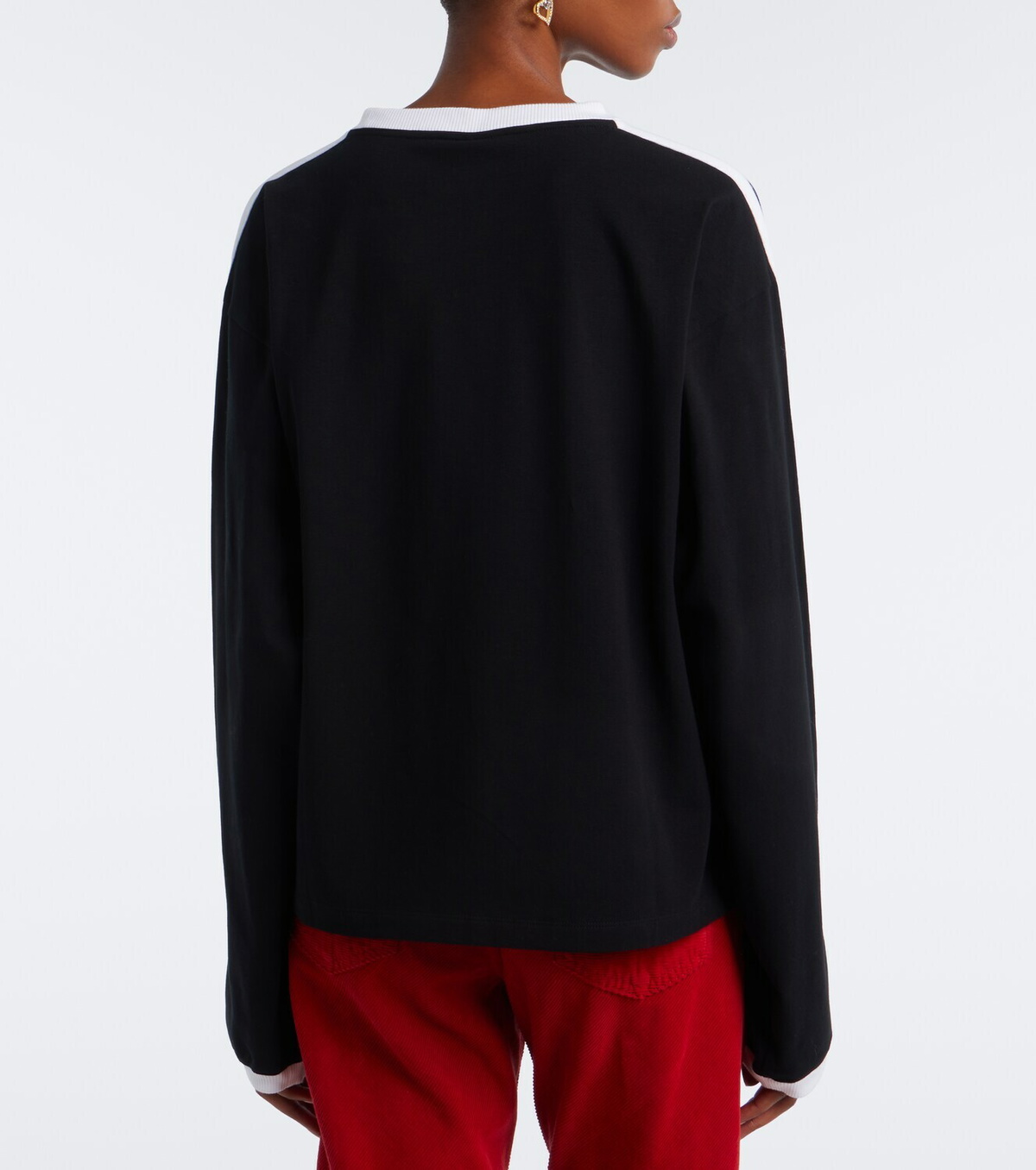 Versace Medusa cotton-blend jersey sweatshirt