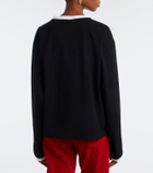 Versace Medusa cotton-blend jersey sweatshirt