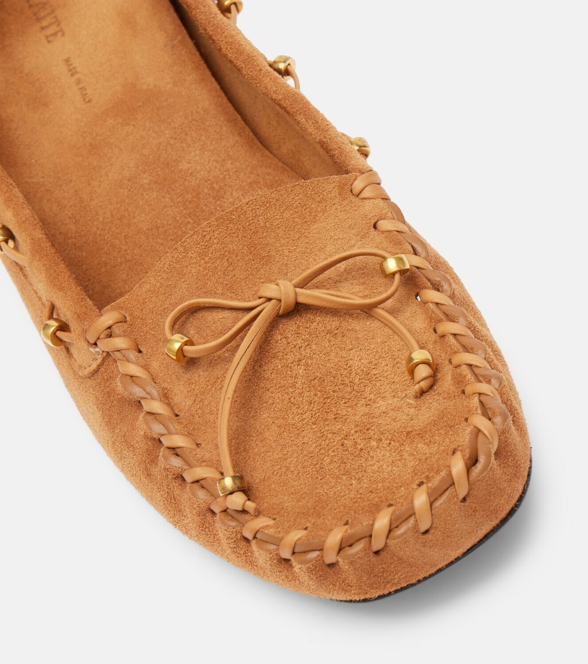Khaite Milly suede moccasins