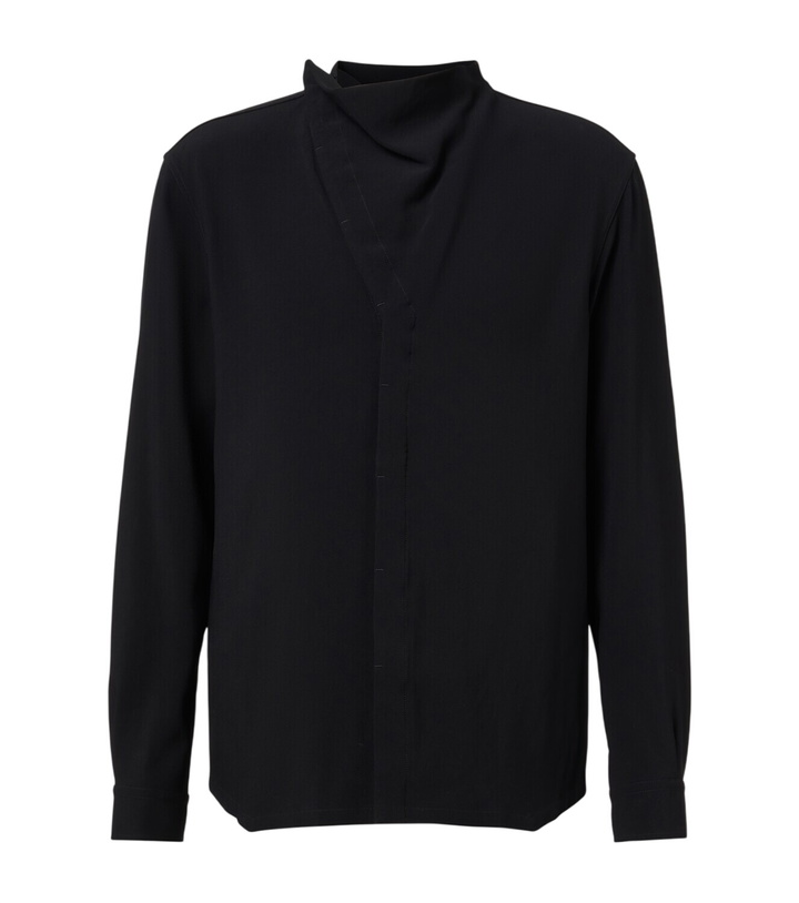 Photo: Rick Owens Island draped cady shirt
