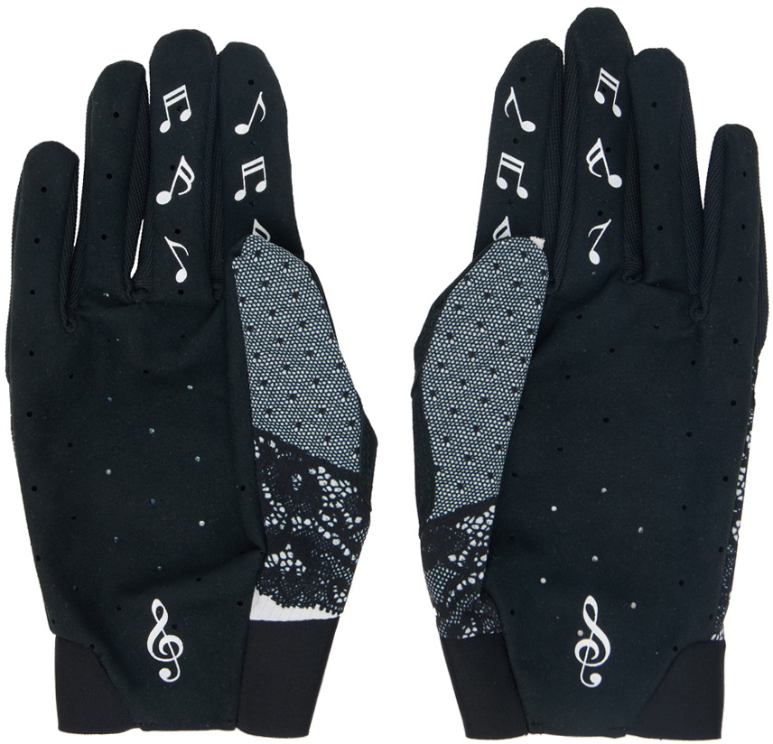 TAKAHIROMIYASHITA TheSoloist. Black Cycle Gloves TAKAHIROMIYASHITA