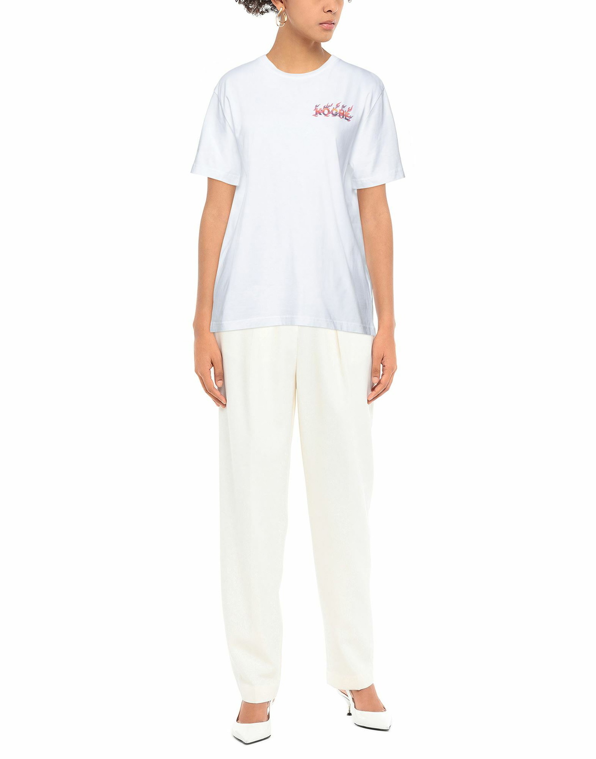 Koché Womens T-shirt in White