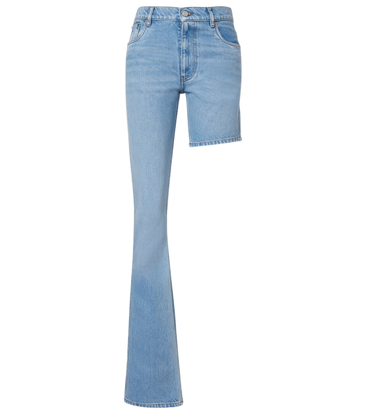 Photo: Coperni One-Leg Boyfriend wide-leg jeans