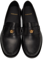 Versace Black Medusa Loafers