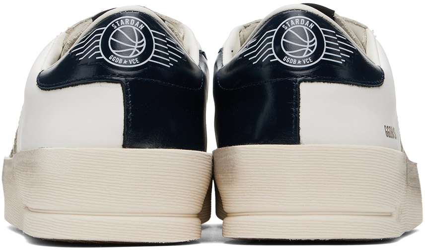 Golden Goose White & Navy Stardan Sneakers Golden Goose