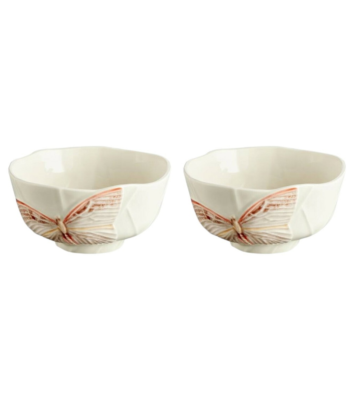 Photo: Bordallo Pinheiro Cloudy Butterflies set of 2 bowls by Claudia Schiffer