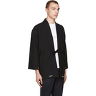 Visvim Black Wool Dotera Coat