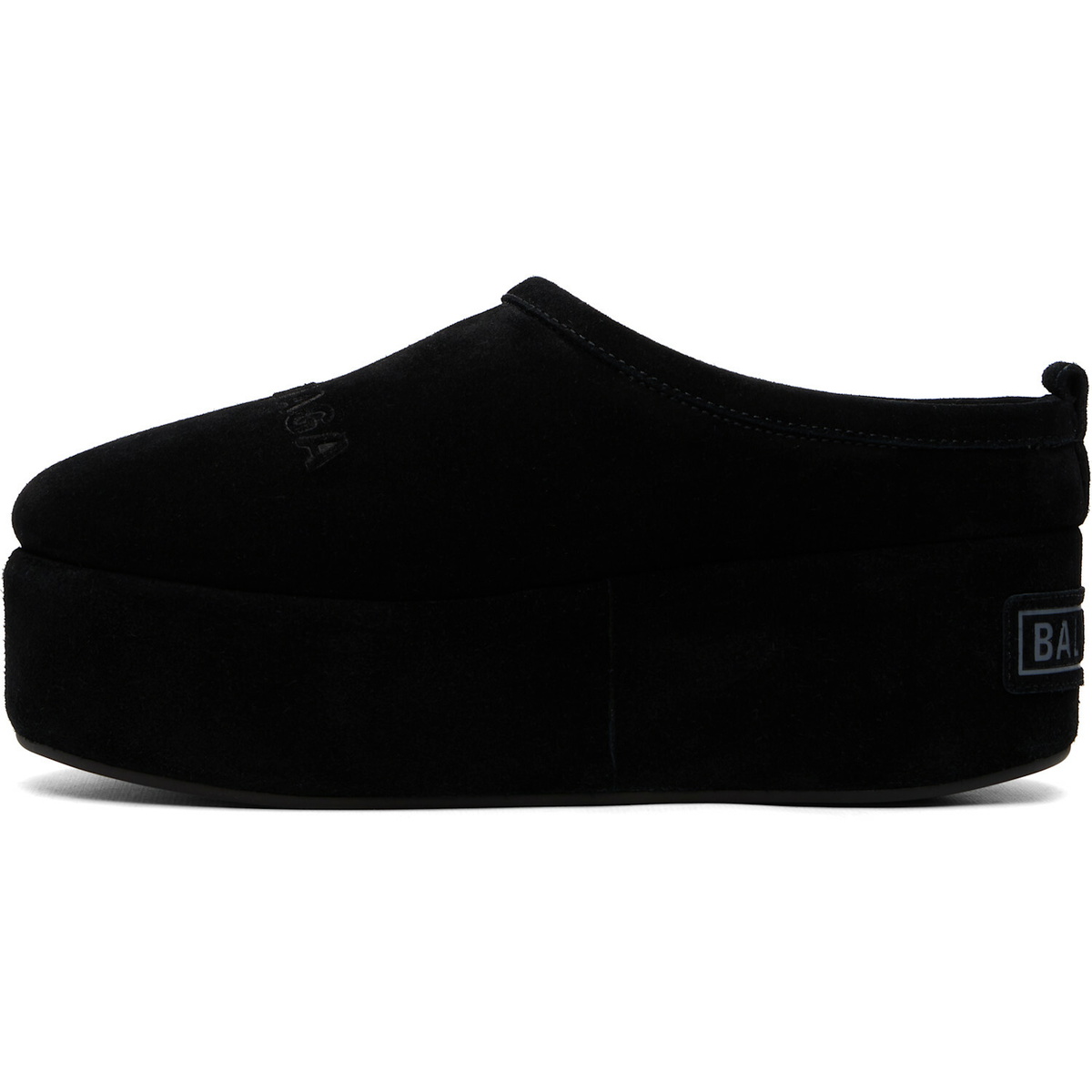 Balenciaga Black Alaska Soft Platform Loafers