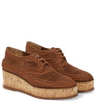 Gabriela Hearst - x Clergerie Harold woven raffia platform Derby shoes