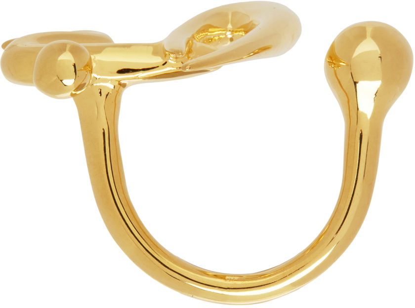 Hannah Jewett Gold Cyber Ring