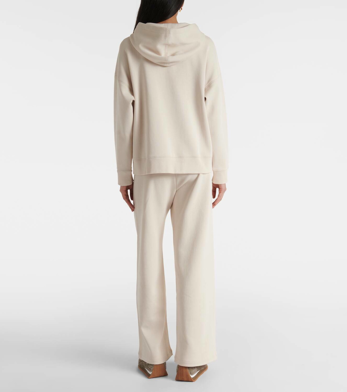 S Max Mara Joice cotton-blend jersey hoodie S Max Mara