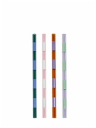 FAZEEK - Set Of 4 Striped Straws