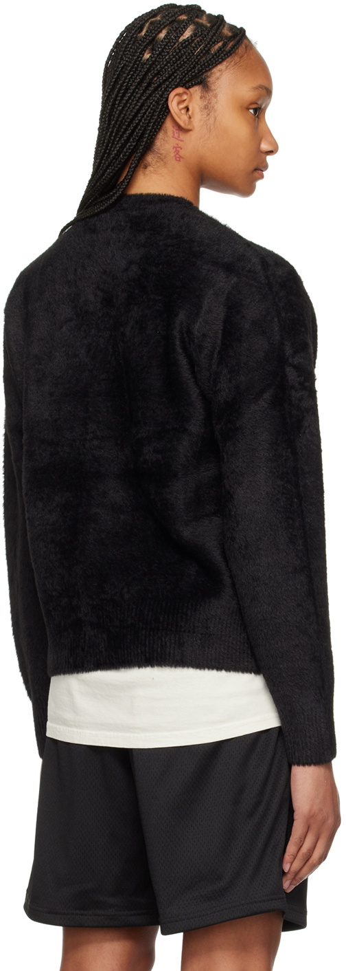 Stüssy Black Shaggy Cardigan Stussy