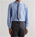 Charvet - Striped Cotton-Poplin Shirt - Blue